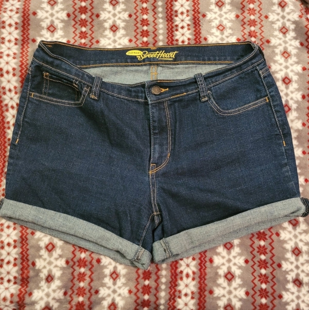 **bundle of 2** Old Navy Womens Size 8 Jean Denim Shorts - Picture 6 of 10